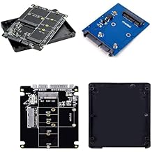 cablecc Combo M.2 NGFF B-Key & mSATA SSD to SATA 3.0 Adapter Converter Case Enclosure