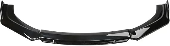 Compatible For Mitsubishi Lancer 2008-2015 EVO X Car Front Bumper Lip Chin Spoiler Splitter Diffuser Body Kit(Gloss Black)