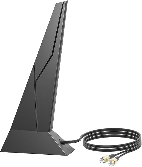 WiFi 7 Antenna 2.4/5/6GHz Magnetic Base with New Interface for MSI PRO Z890-S Z890-A Z890-P, MAG Z890 Tomahawk, Z890 Gaming Wi-Fi 7 Motherboard Antennas PC Desktop Computer WiFi Black