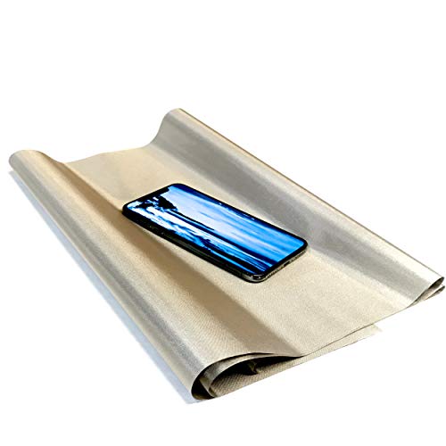 Cyber NC-TF Faraday Fabric EMF RF Shielding Nickel Copper Taffeta Fabric Roll 42 x 1