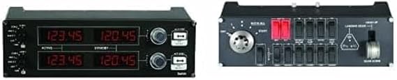 Logitech G USB Pro Flight Radio and Switch Panel Bundle