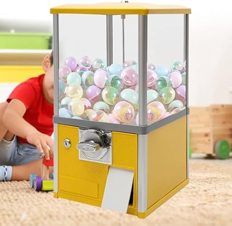 Commercial Gumball Vending Machine for Business, Toy and Snack Dispenser, Ideal for High Traffic Areas Like Subway Entrances and Retail Stores