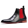 Carlos Santana Mantra Chelsea Boots Men | Leather Mens Boots | Slip On Boots For Men | Fully Leather Lined | Comfort Footbed