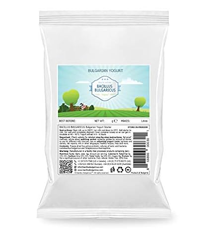 Bulgarian Yogurt Starter (Makes 8 Gal / 30 L )
