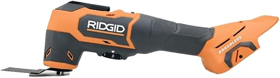 RIDGID 18V Brushless Cordless Oscillating Multi-Tool (Tool Only) | Battery and Charger Sold Separately - Not eligible for the Lifetime Service Agreement
