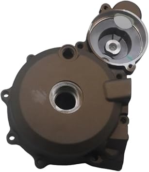 Left Side Cover Magneto Coil Stator Cover for ZONGSHEN CG200 CB250 CQR Engine, LONCIN 200cc 250cc Accessories Part(Coffee color)