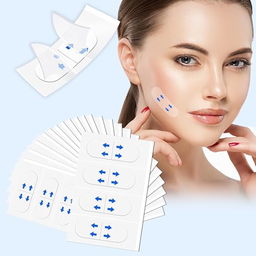 NBF Face Tape Lifting Invisible, Face Lift Tape Invisible for Sagging Skin, Instant Facelift Tapes for Women, Neck, Jowls Lifts Sagging Skin, Concealed Makeup Tape, Visible Results in Seconds-1PC