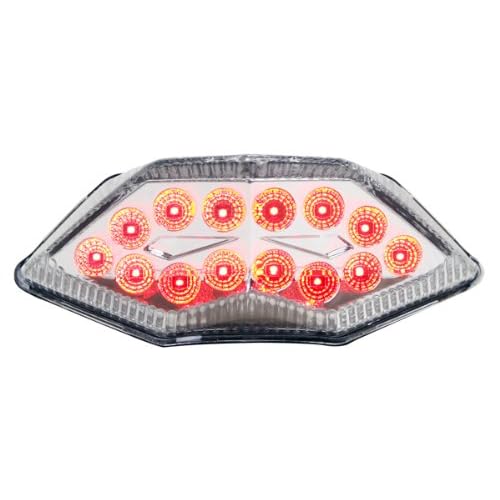 Integrated Sequential LED Tail Lights Clear Lens for 2013-2017 Kawasaki Ninja 300