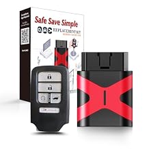 Simple Key Remote Pairing Kit , Replacement for Honda CRV 2007-2021 Key fob Programmer, Fit Head Key and Keyless Entry Smart Key (2017-2021 KR5V2X)