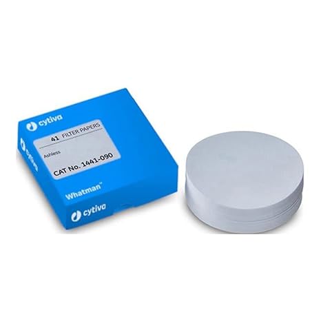 Whatman 1441-070 Ashless Quantitative Filter Paper, 7.0cm Diameter, 20 Micron, Grade 41 (Pack of 100)