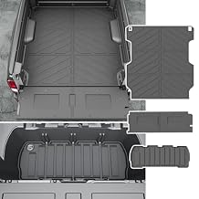 xipoqix 5.3FT Bed Mat Compatible with 17-26 Honda Ridgeline Cargo Mat Bed Liner Cargo Liner Replacement for 2017-2026 Honda Ridgeline Accessories (Bed Mat+Tailgate Mat+Rear Storage Mat)
