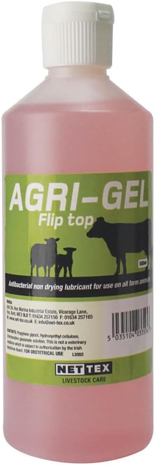 Net-Tex Agrigel Obstetric Lubricant Gel - 500ml with Flip Top