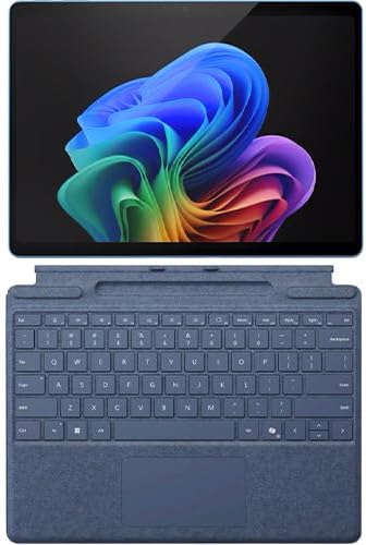 Microsoft Surface Pro Copilot+ PC Touchscreen 13" LCD Snapdragon X Plus 16GB RAM 512GB SSD (11th Edition) Sapphire Surface Pro Keyboard (Keyboard with Pen Storage, Sapphire)