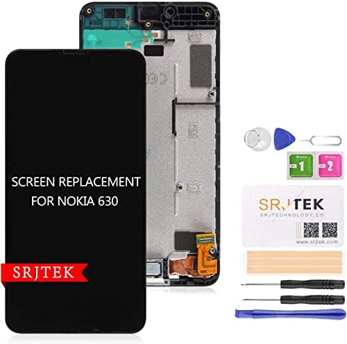 for Nokia Lumia 630 Screen Replacement for Nokia Lumia 630 LCD Screen Display Touch Screen Digitizer Assembly Replacement Repair Parts with Frame