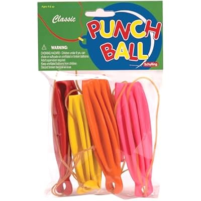 Schylling Punch Balloons - Includes 4 Balloons - Color May Vary Pack of 1