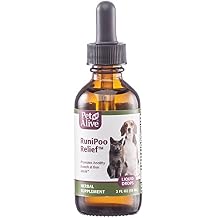 PetAlive RuniPoo Relief - All Natural Herbal Supplement Promotes Health Bowels and Firm Stools in Cats and Dogs - Relieves Common Symptoms of Pet Diarrhea - 59 mL