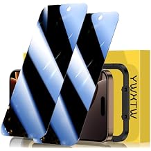 YWXTW PET Privacy Screen Protector for iPhone 16 Pro Max 6.9 inch [Not Glass], 0.35mm Ultra-Thin Anti-Spy Film Smooth Touch Case-Friendly Design for Commuters 2 Pack
