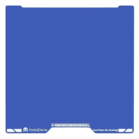 Cool Plate for H2D/H2S Combo Low Temperature Cold Build Plate 355x346.5MM | Dual-Sided Smooth Board, PEI Sheet Heated Bed, Spring Steel Removable Platform for Bambu Lab 3D Printer (No Heating/No Glue)