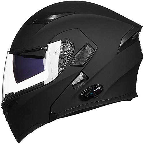 ILM Bluetooth Motorcycle Helmet Modular Flip up Full Face Dual Visor Mp3 Intercom FM Radio DOT Model 902BT902BT PRO902BT MAX