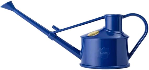 Haws Handy Indoor Plastic Watering Can, 1 US Pint, Dark Blue