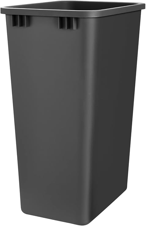 Rev-A-Shelf 50 qt. Black Polymer Replacement Waste Container Pullouts