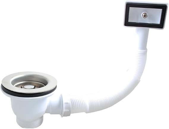 Talea(XJ302C003) Mini Basket Strainer,Kitchen Sink Waste Kit Fitting,with Square Overflow