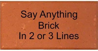 Comfort House Engraved Bricks - Custom Laser Engraved Brick Personalized with Whatever You Want to Say - P2253