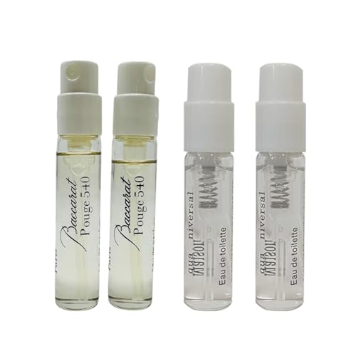 b.acart r.ouge 540 Parfum Spray Sample Vial Extrait Woody Ambery Floral New Eau4PCS