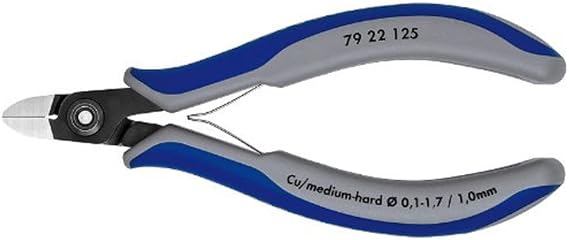 KNIPEX 79 22 125 Precision Elec Diagonal Cutters Comfort Grip