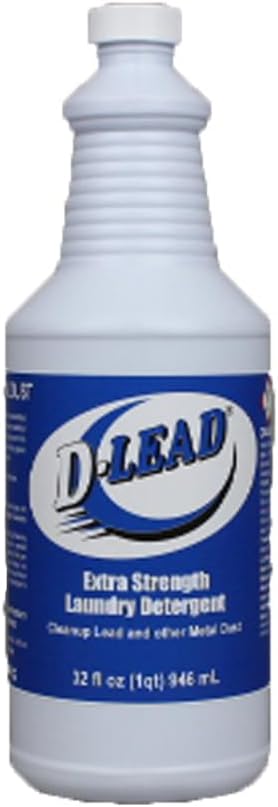 ESCA TECH Liquid Laundry Detergent, 32 oz, Unscented, Concentrated, Removes Heavy Metal Contaminants, Not for HE Machines