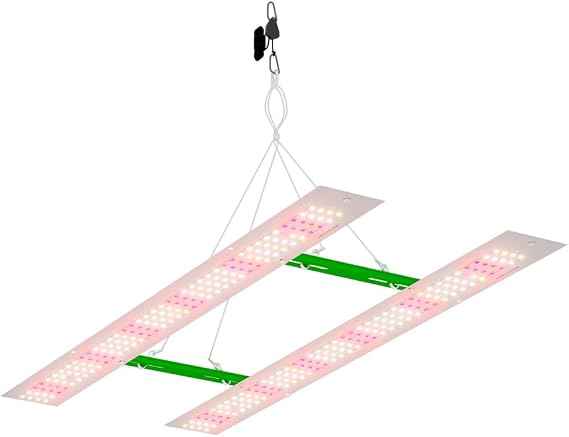 400W LED Grow Light AC110V Full Spectrum Plant Lamp UV IR Indoor Seeds Fill Lights Sunlight Planting Panel Lamps Red Blue Greenhouse Tent Hydroponic Sapling Potting Flower Succulent with Hook US Plug