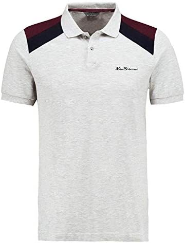 Ben Sherman Short Sleeve Collared Blue Mens Polo Shirt 0065225 Ink