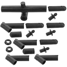 ORFOFE Kite Accessories Kit 9Pcs Plastic Rod Connectors for DIY Kite Assembly and Repair Replacement Parts for Beach and Park Flying