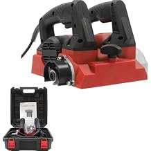 Handheld Power Planer Shovel Wall Machine 1300W 110V Electric Wall Planer Adjustable Depth Portable Roller Planer with Cable for Wallpaper Paint Putt 90 No Dead Angle (Red)