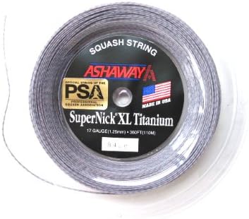 ASHAWAY Supernick XL TI Squash String Reel (360 ft)