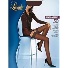 Levante Romantic 50 Thigh High Stockings (3, Nero)