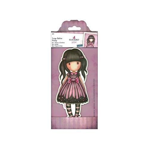 Docrafts Santoros Gorjuss Rubber Stamp, Multicolor