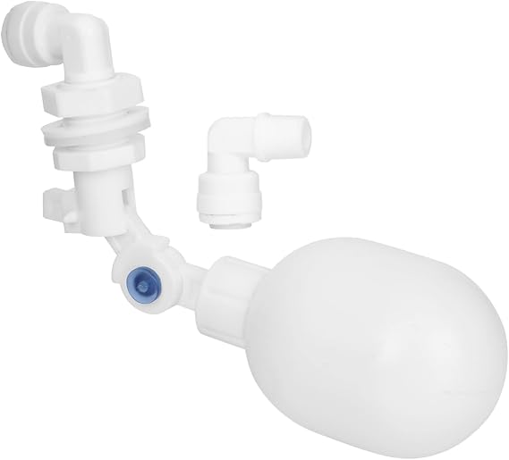 Mini Adjustable Plastic Float Valve for Aquarium RO DI Systems 3/8"