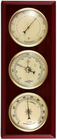 Ambient Weather YG315 Cherry Finish Dial Traditional Weather Station