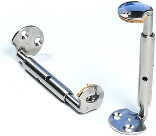 Titanium SCALLOP-Pro Chinrest Screws for Violin, Chinrest Clamps in Titanium Bright