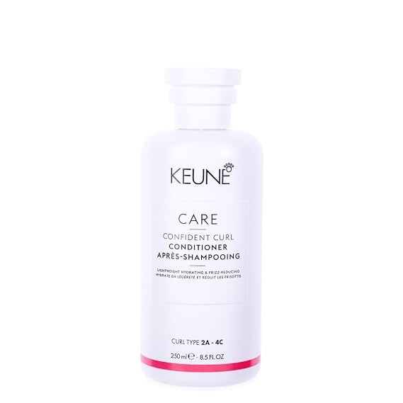 KEUNE Care Confident Curl Conditioner, Moisturizing Detangler, 8.5 Fl Oz | Frizz Control Conditioner for Wavy, Curly & Coily Hair, Texture Defining Deep Hydration with Shea Butter & Coconut Oil