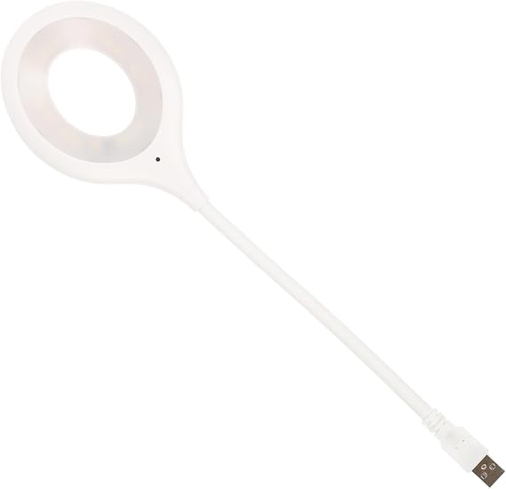 Voice Control USB Gooseneck Lamp Microphone Sensor Led Reading Light Dimmable Bedside Light with Flexible Hose for Bedroom Desk Computer USB Powered