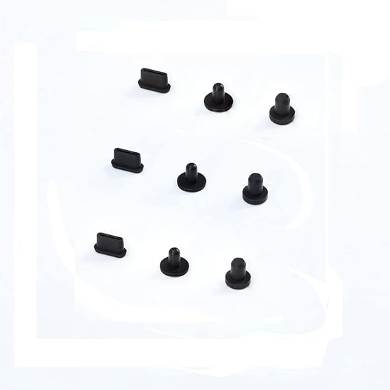 3Sets Dust Plugs for Sony Walkman NW-ZX700 NW-ZX706 NW-ZX707 Port Cover 3.5MM 4.4MM Type C Jack