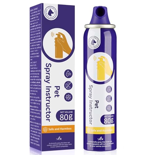 Dog Corrector Spray, 80ml 1 Pack Dog Trainer Spray to Dogs from Stopping Unwanted Behaviors Pet Trainer Spray, Barking, Jumping, Stealing Food, Safe, Humane & Effective