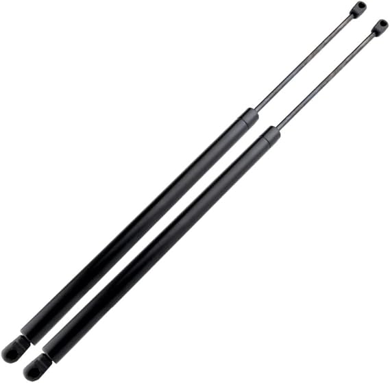 2X Rear Liftgate Hatch Lift Support Strut Fits 4558 (Black,Steel Product)