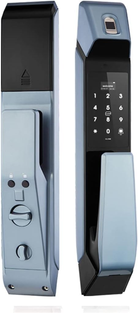 Automatic Smart Fingerprint Door Lock Electronic Password Card Key Unlock Digital Keyless with Doorbell(E)