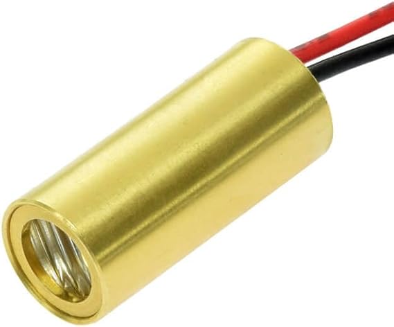 Economical Red Crosshair Laser Module, 650nm, Class 1 Eye-Safe, VLM-650-29 LPT - with APC Driver, D9 x L26 mm, 2.6~6 VDC Operation Voltage, for 0~1 Meter Working Distance, Laser Head