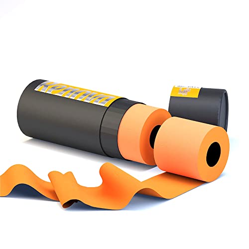 Lavish Orange Toilet Paper Gift Box: Renova Orange Rolls - 3 Ply, 140 Sheets - Ignite Delight with this Unique and Conversation-Starter Gift!
