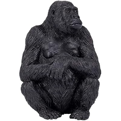 MOJO Gorilla Female Realistic International Wildlife Hand Painted Toy Figurine