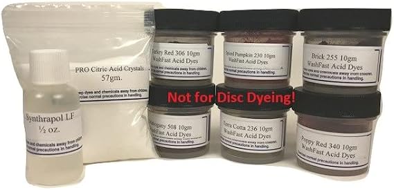 WashFast Fire Acid Dye Sampler
